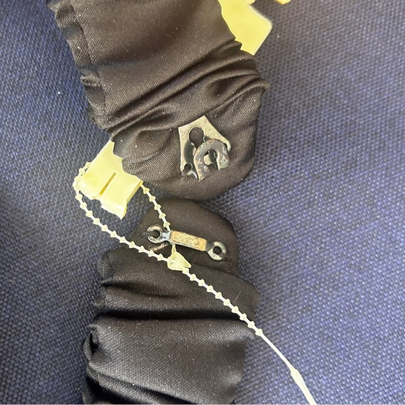 Vintage NOS Anne Klein Black Beaded Belt-Small - Picture 8 of 11